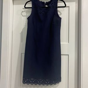 J crew 6 petite dress navy